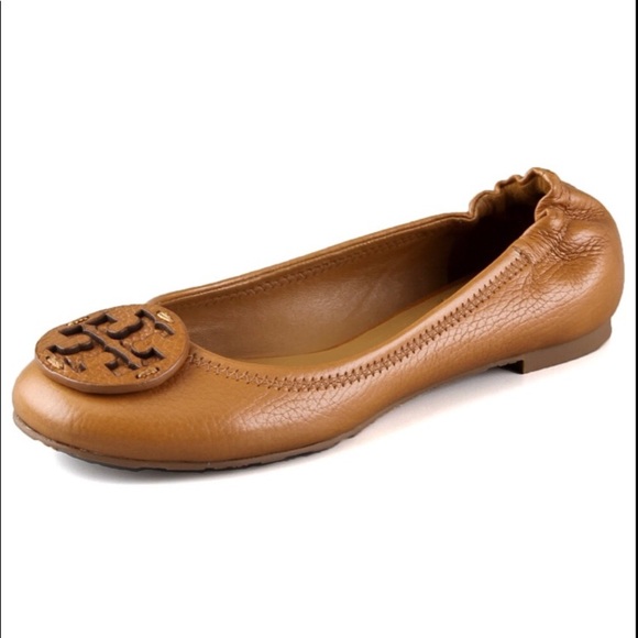 *SOLD* Tory Burch royal tan Reva flats - Picture 5 of 5
